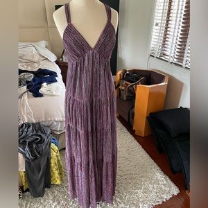 Bash Shiny Pink/Purple Dress